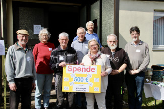Spendenübergabe am 11.04.2026 vom Repaircafe MHH an die Wärmestube Würzburg